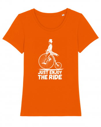 Just Enjoy The Ride Bright Orange