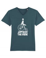 Just Enjoy The Ride Tricou mânecă scurtă guler V Bărbat Presenter