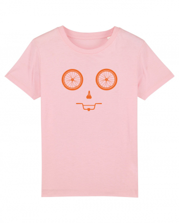 Bicycle Funny Face Cotton Pink