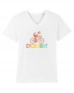 Cycologist Colors Tricou mânecă scurtă guler V Bărbat Presenter