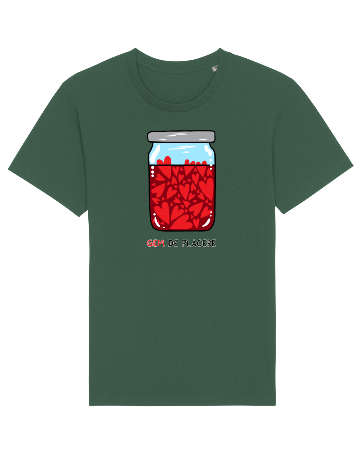Tricou mânecă scurtă Unisex Rocker Bottle Green