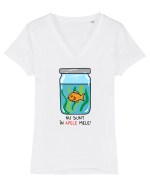 Nu sunt în apele mele Tricou mânecă scurtă guler V Damă Evoker
