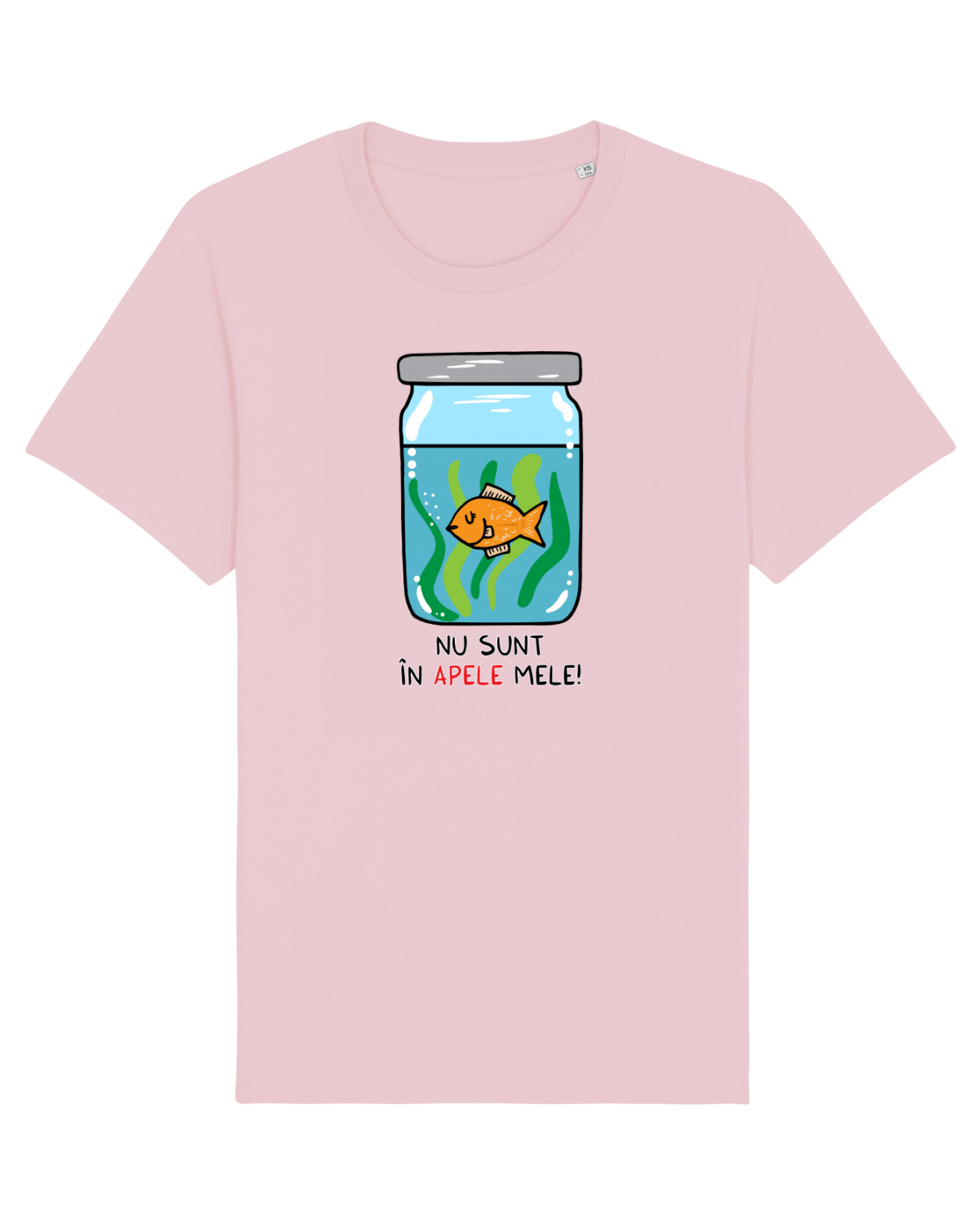 Tricou mânecă scurtă Unisex Rocker Cotton Pink
