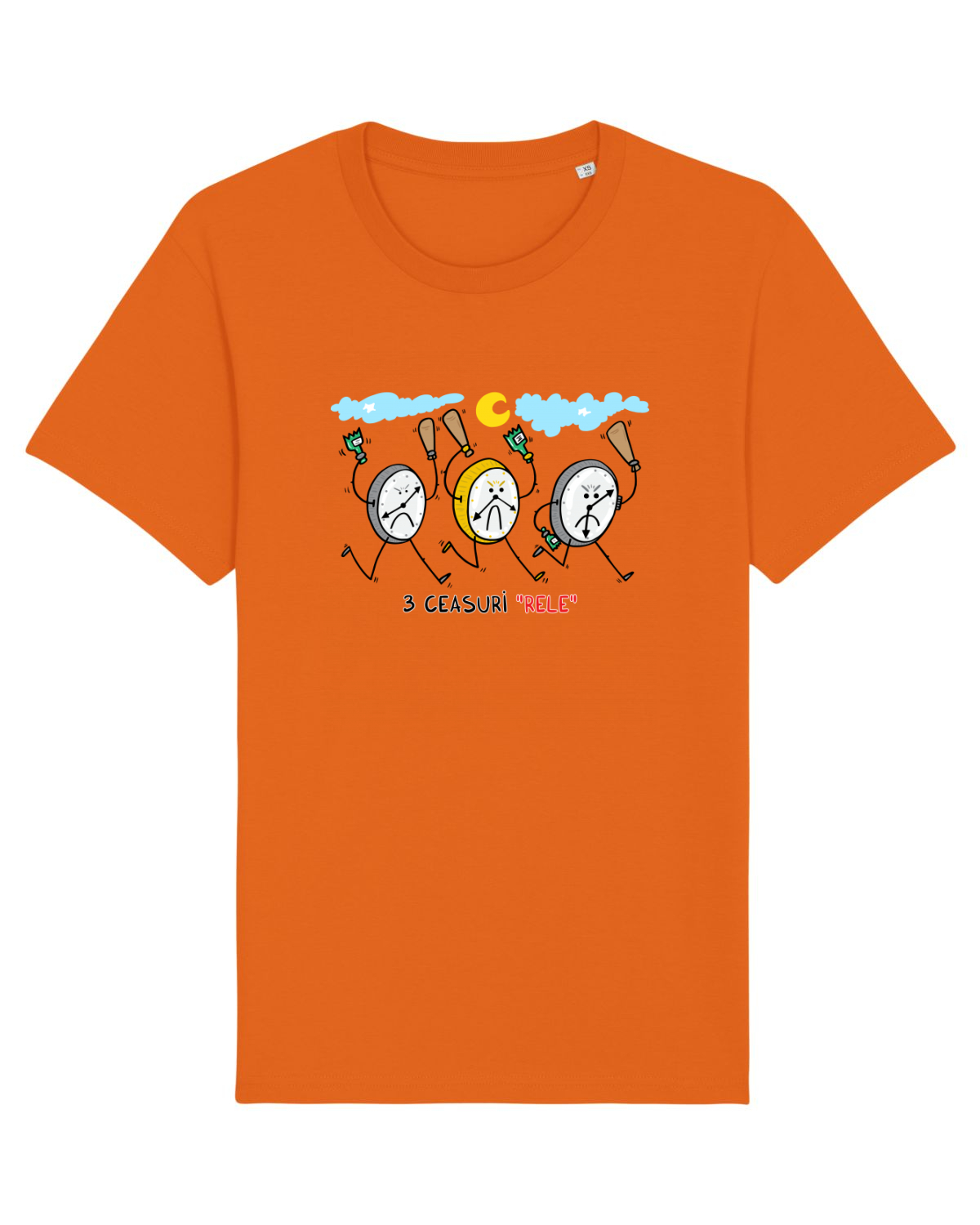 Tricou mânecă scurtă Unisex Rocker Bright Orange