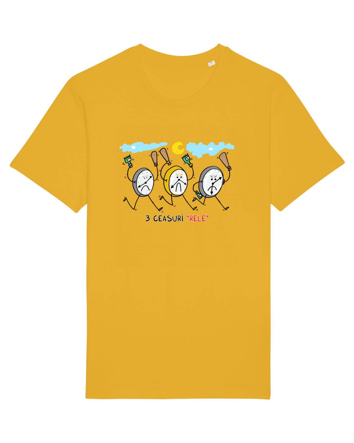 Tricou mânecă scurtă Unisex Rocker Spectra Yellow