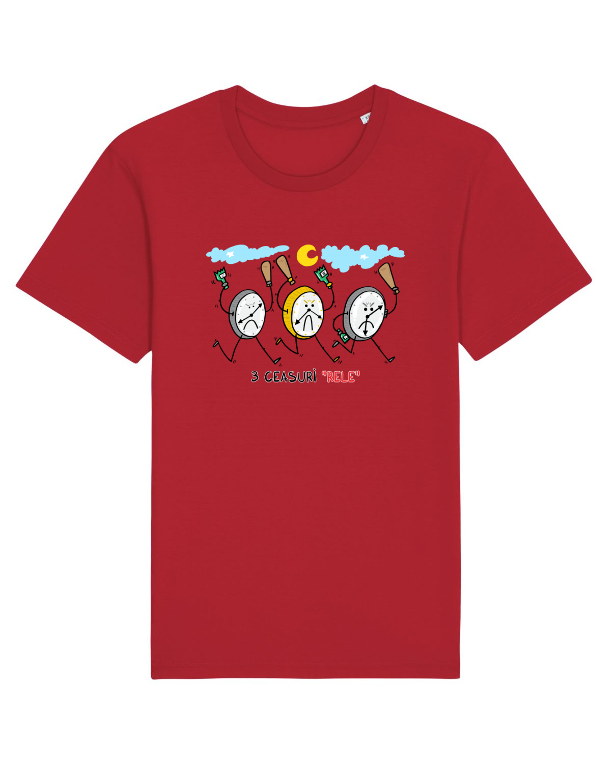 Tricou mânecă scurtă Unisex Rocker Red