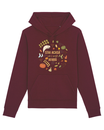 Toamna stai acasa Burgundy