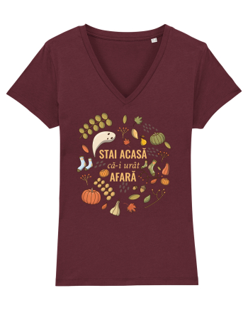 Toamna stai acasa Burgundy