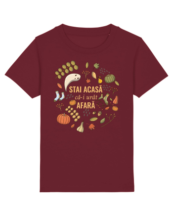 Toamna stai acasa Burgundy