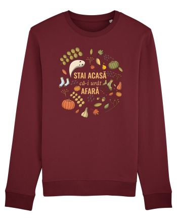 Toamna stai acasa Burgundy