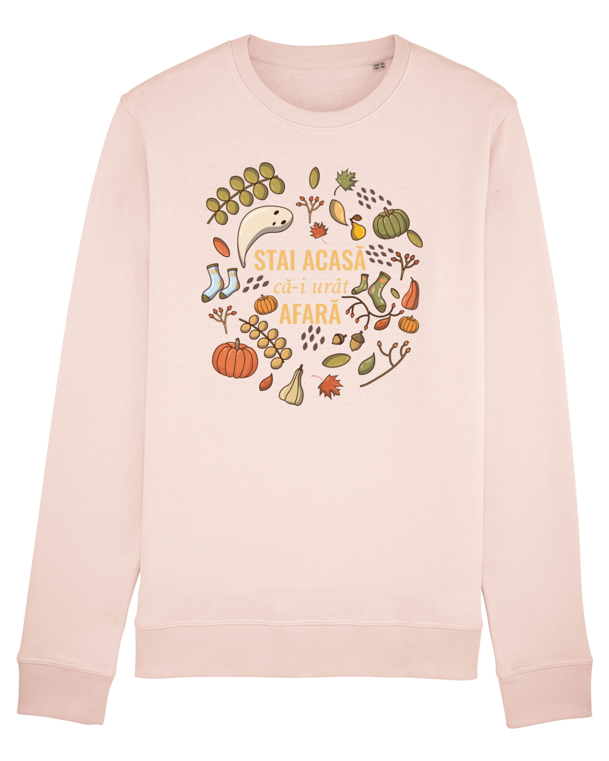 Bluză mânecă lungă Unisex Rise Candy Pink
