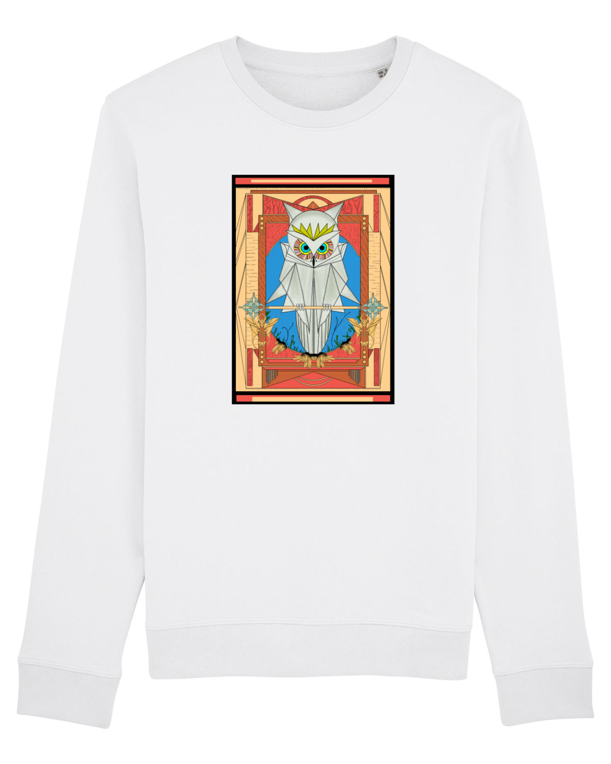 Bluză mânecă lungă Unisex Rise White