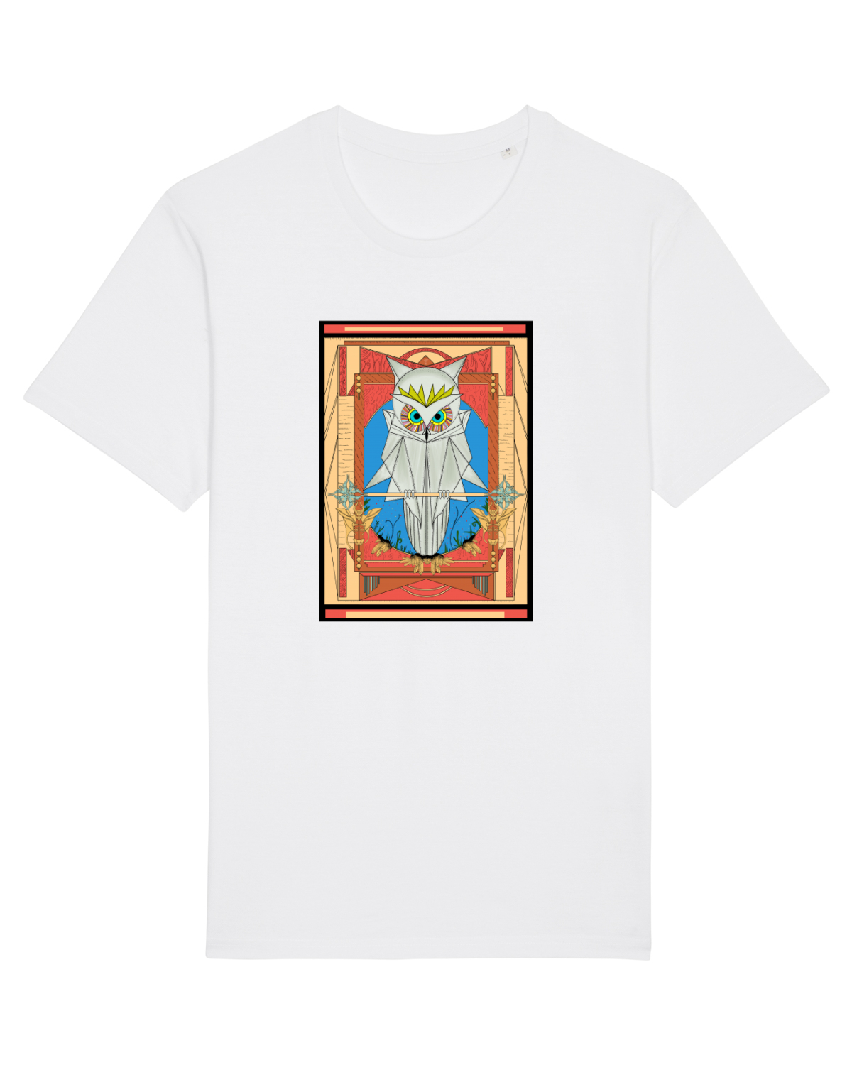 Tricou mânecă scurtă Unisex Rocker White