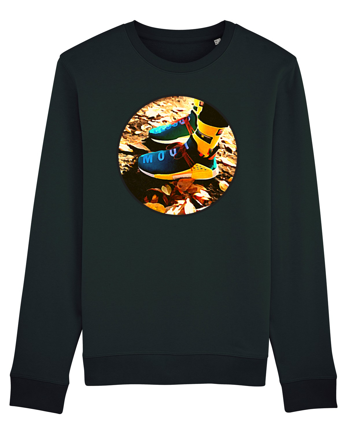 Bluză mânecă lungă Unisex Rise Black