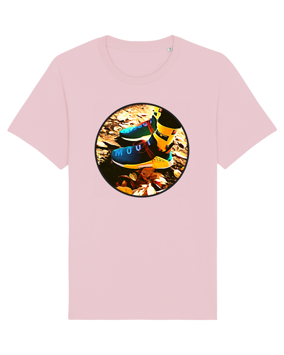 Tricou mânecă scurtă Unisex Rocker Cotton Pink