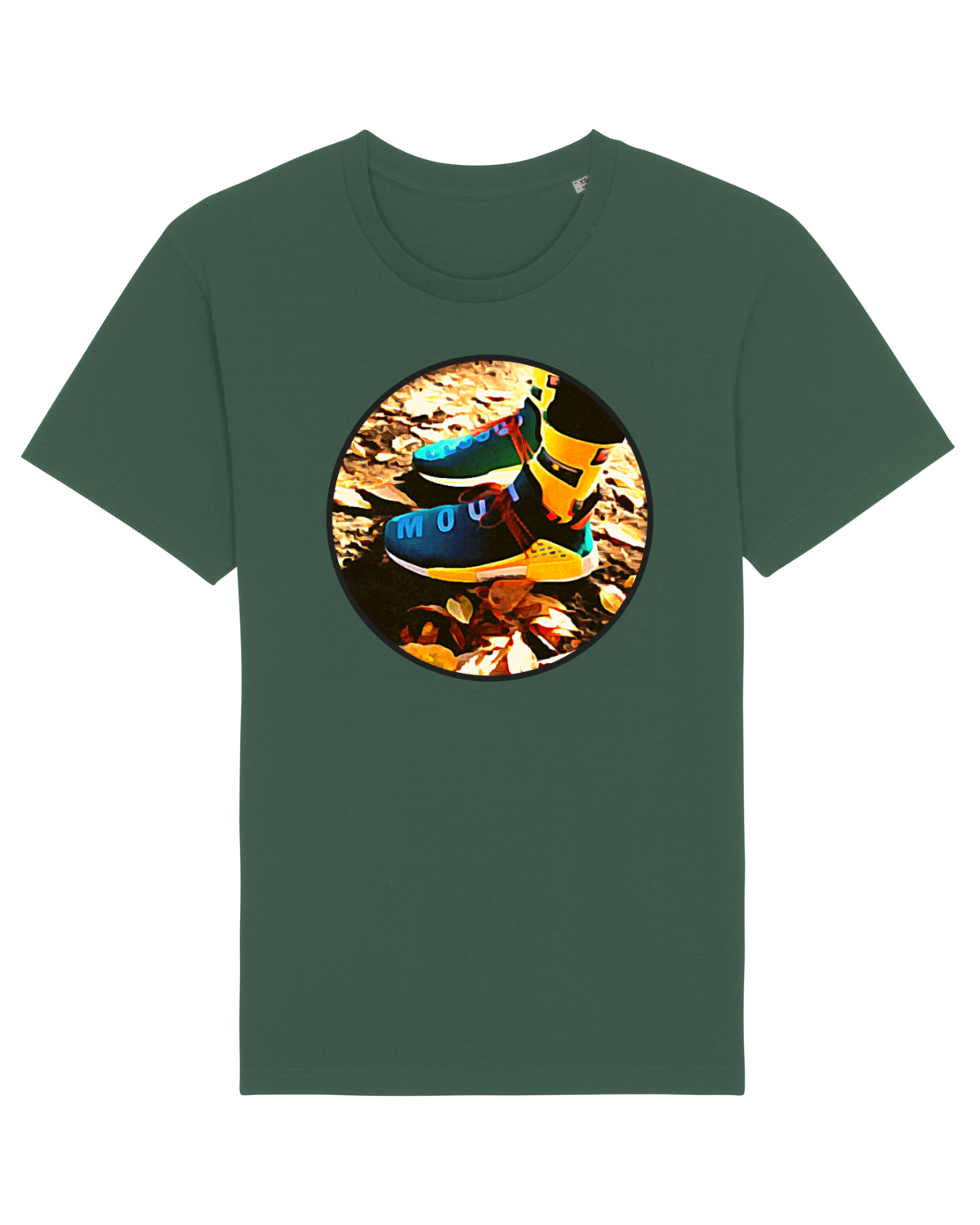 Tricou mânecă scurtă Unisex Rocker Bottle Green
