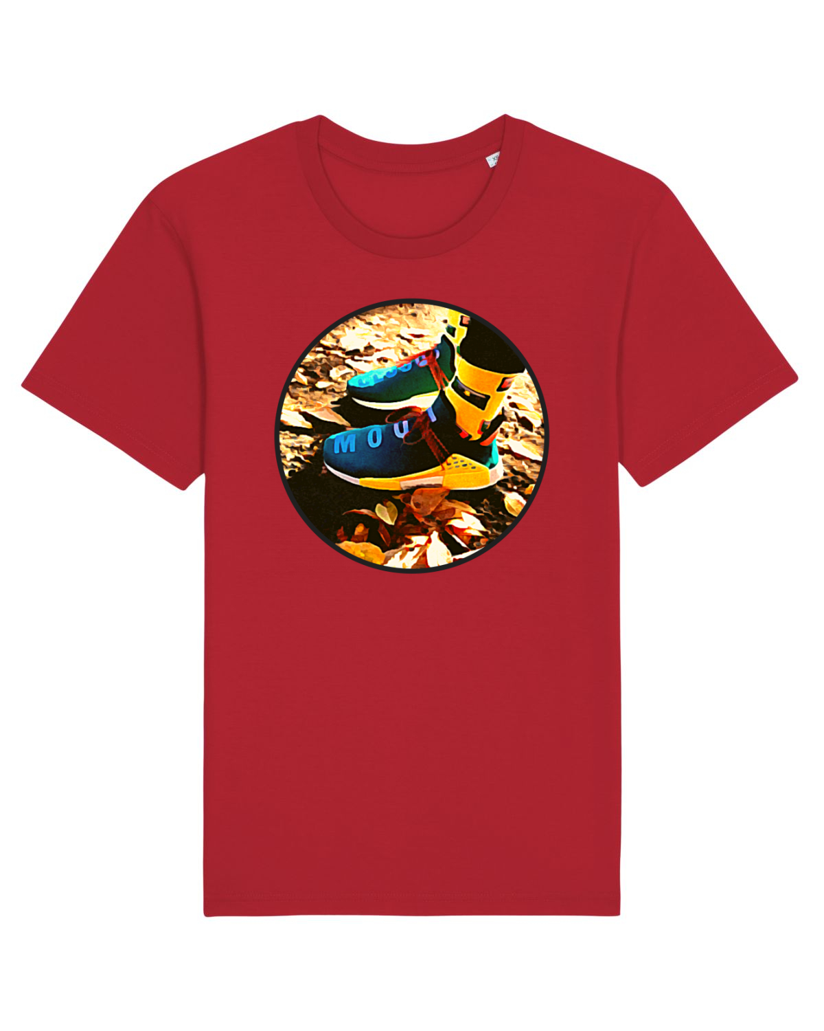 Tricou mânecă scurtă Unisex Rocker Red