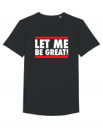 Let me be great Tricou mânecă scurtă guler larg Bărbat Skater