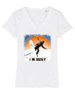 snowboarding Tricou mânecă scurtă guler V Damă Evoker