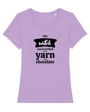 This Witch can be bribed with yarn and chocolate. Lavender Dawn