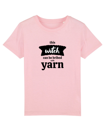 This Witch can be bribed with yarn. Cotton Pink