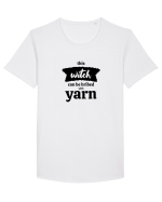 This Witch can be bribed with yarn. Tricou mânecă scurtă guler larg Bărbat Skater
