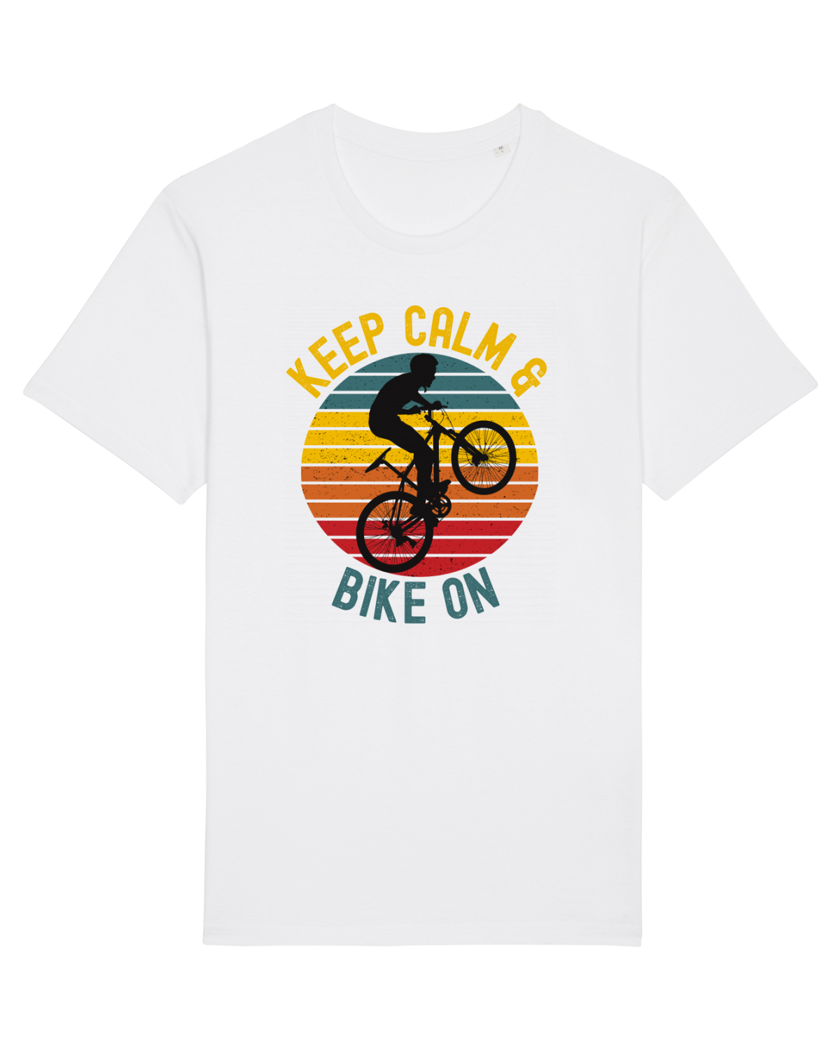 Tricou mânecă scurtă Unisex Rocker White