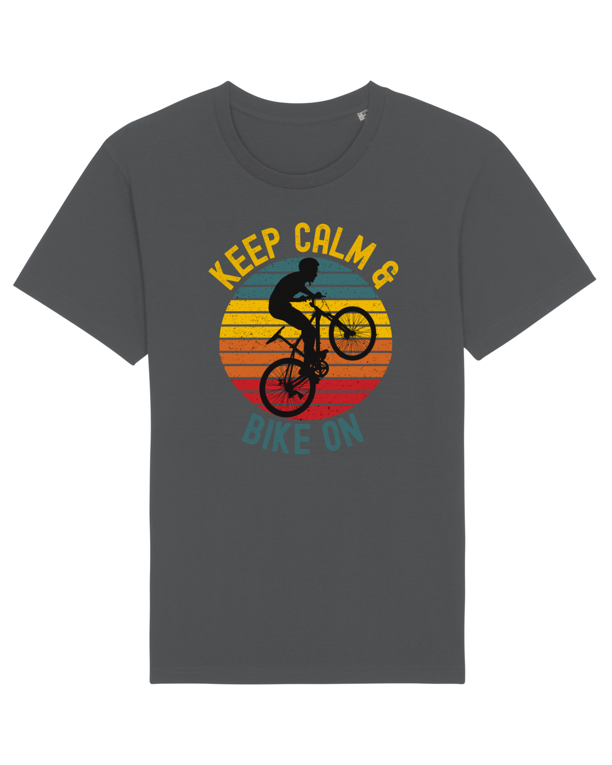 Tricou mânecă scurtă Unisex Rocker Anthracite