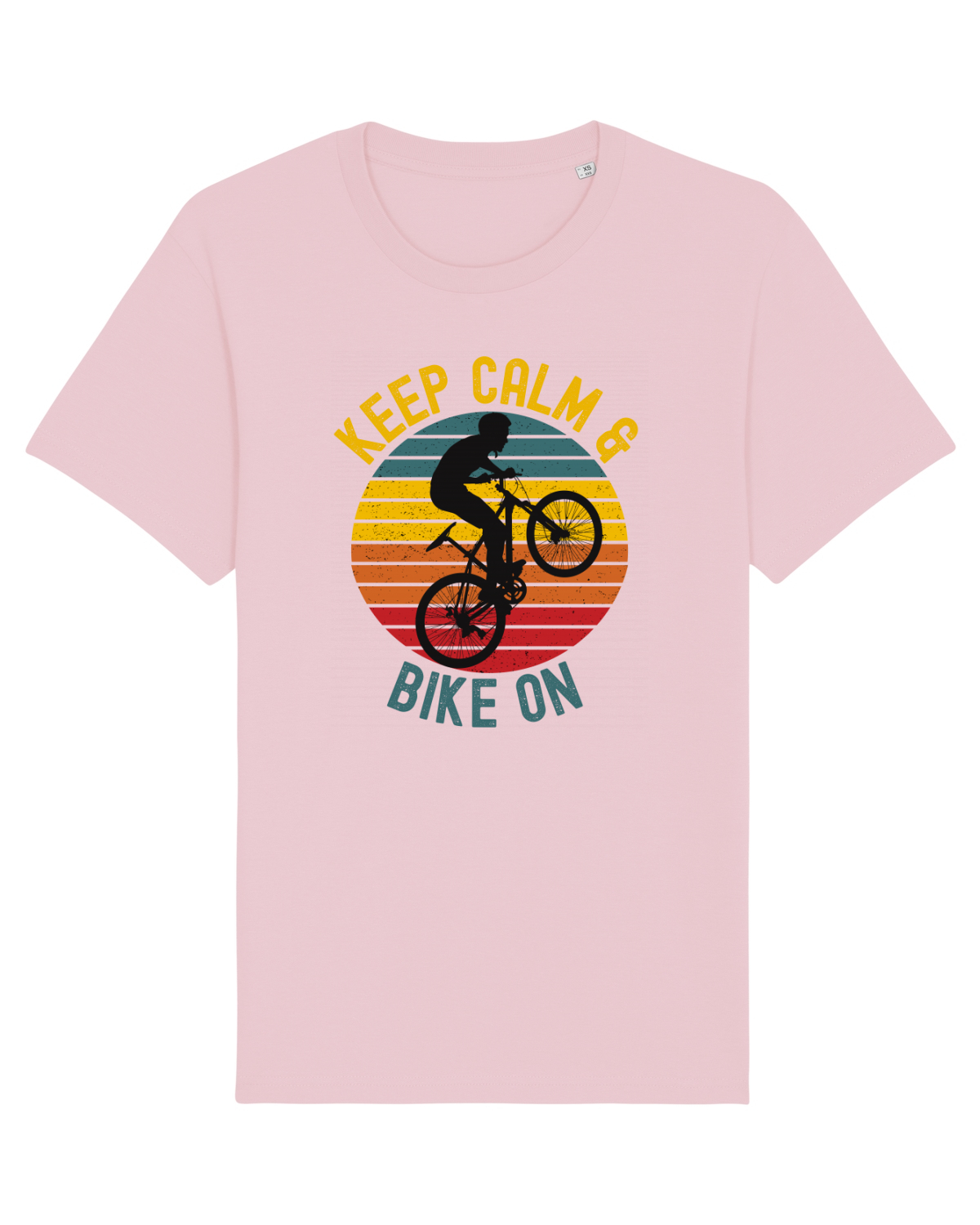 Tricou mânecă scurtă Unisex Rocker Cotton Pink