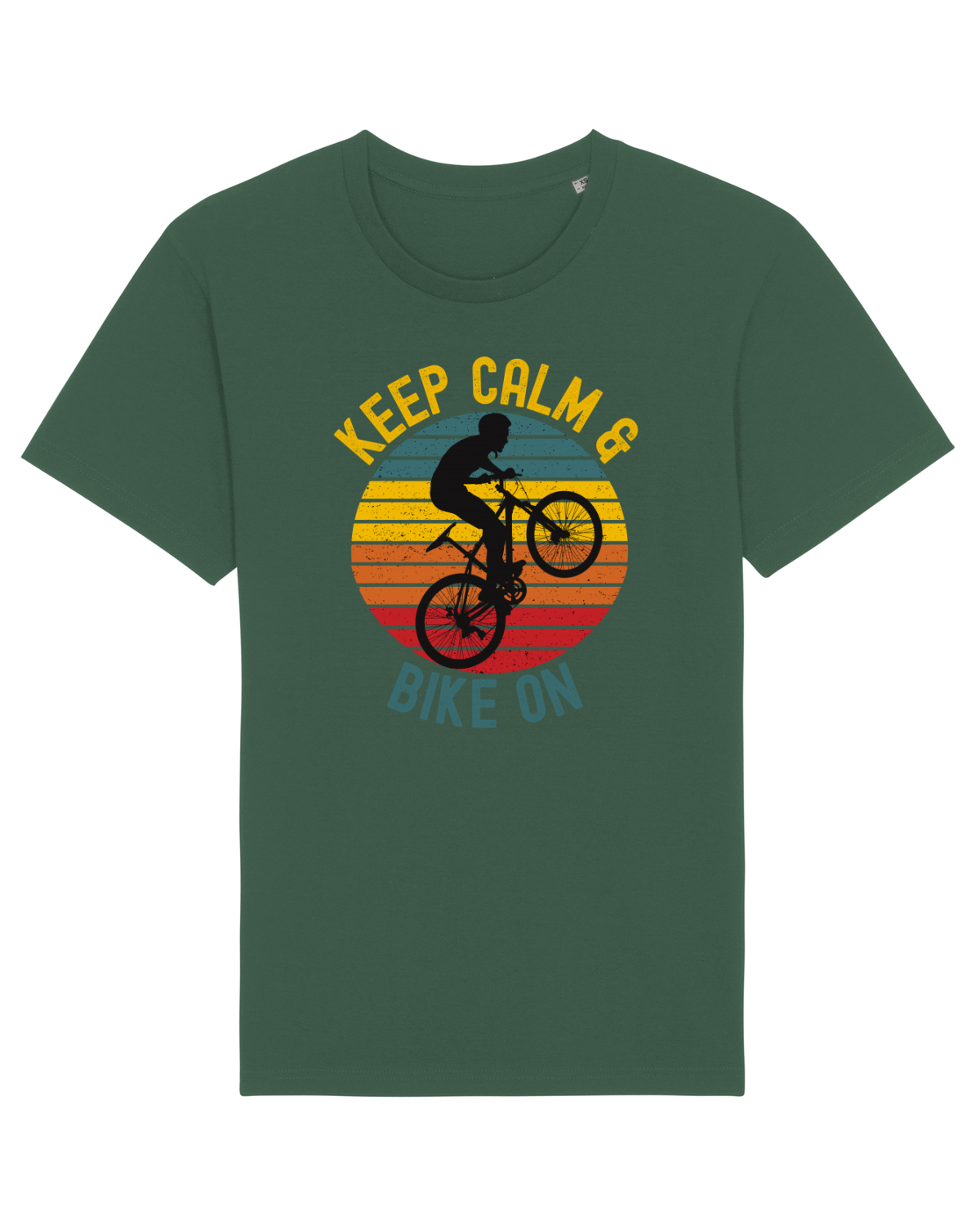 Tricou mânecă scurtă Unisex Rocker Bottle Green
