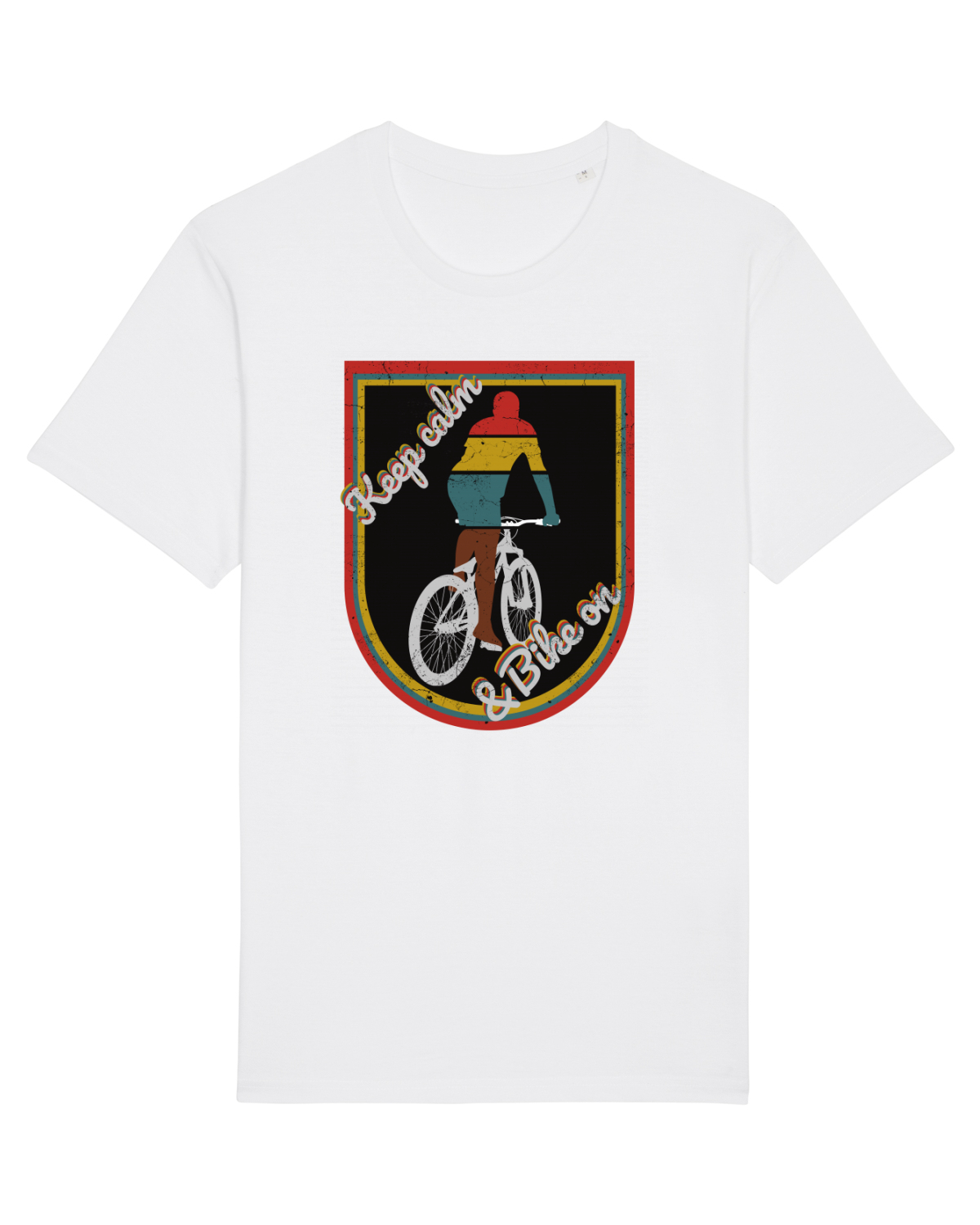 Tricou mânecă scurtă Unisex Rocker White