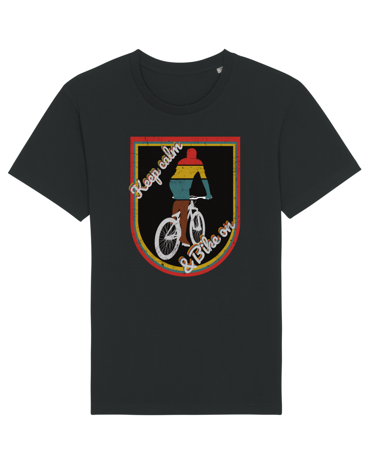 Tricou mânecă scurtă Unisex Rocker Black