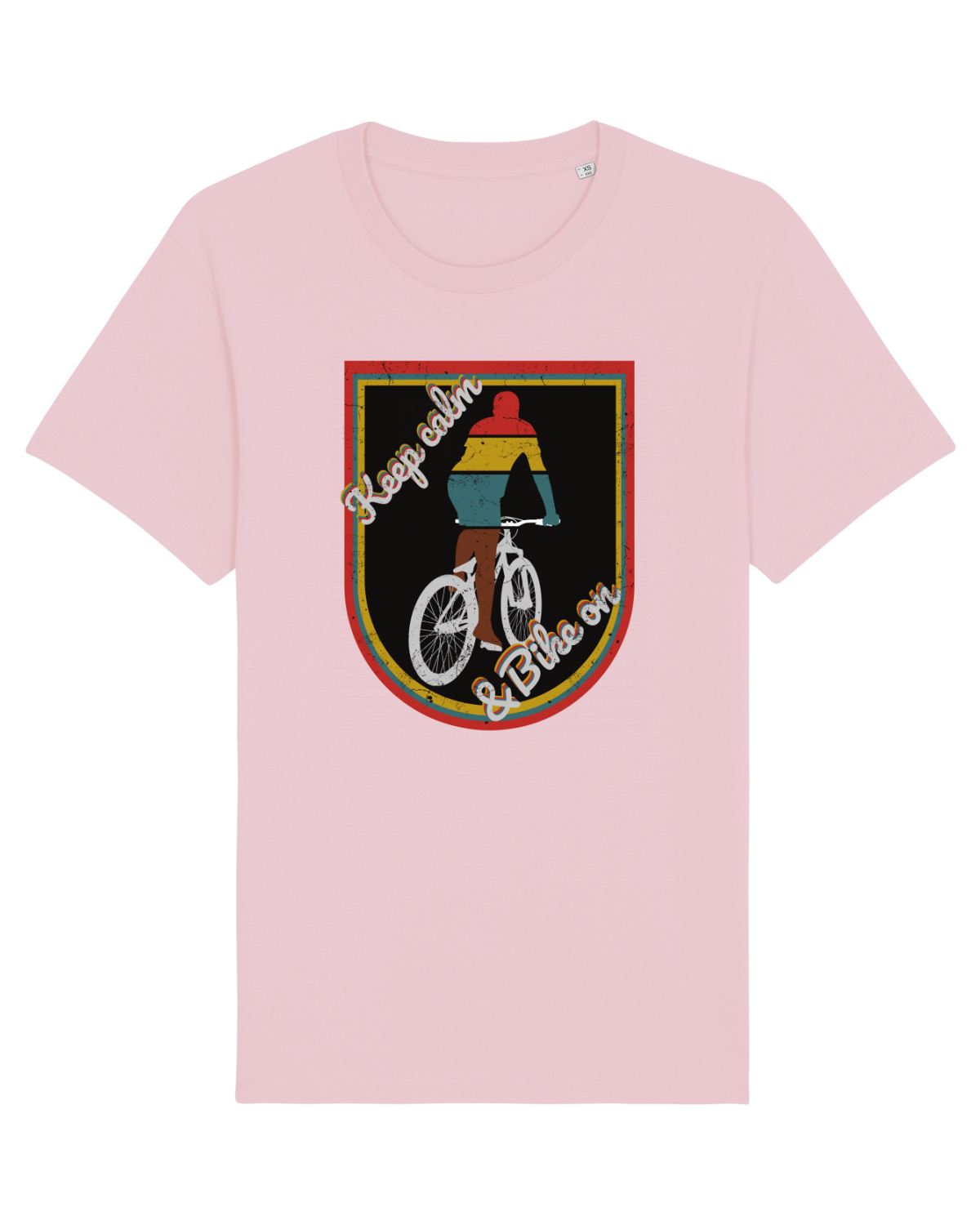 Tricou mânecă scurtă Unisex Rocker Cotton Pink