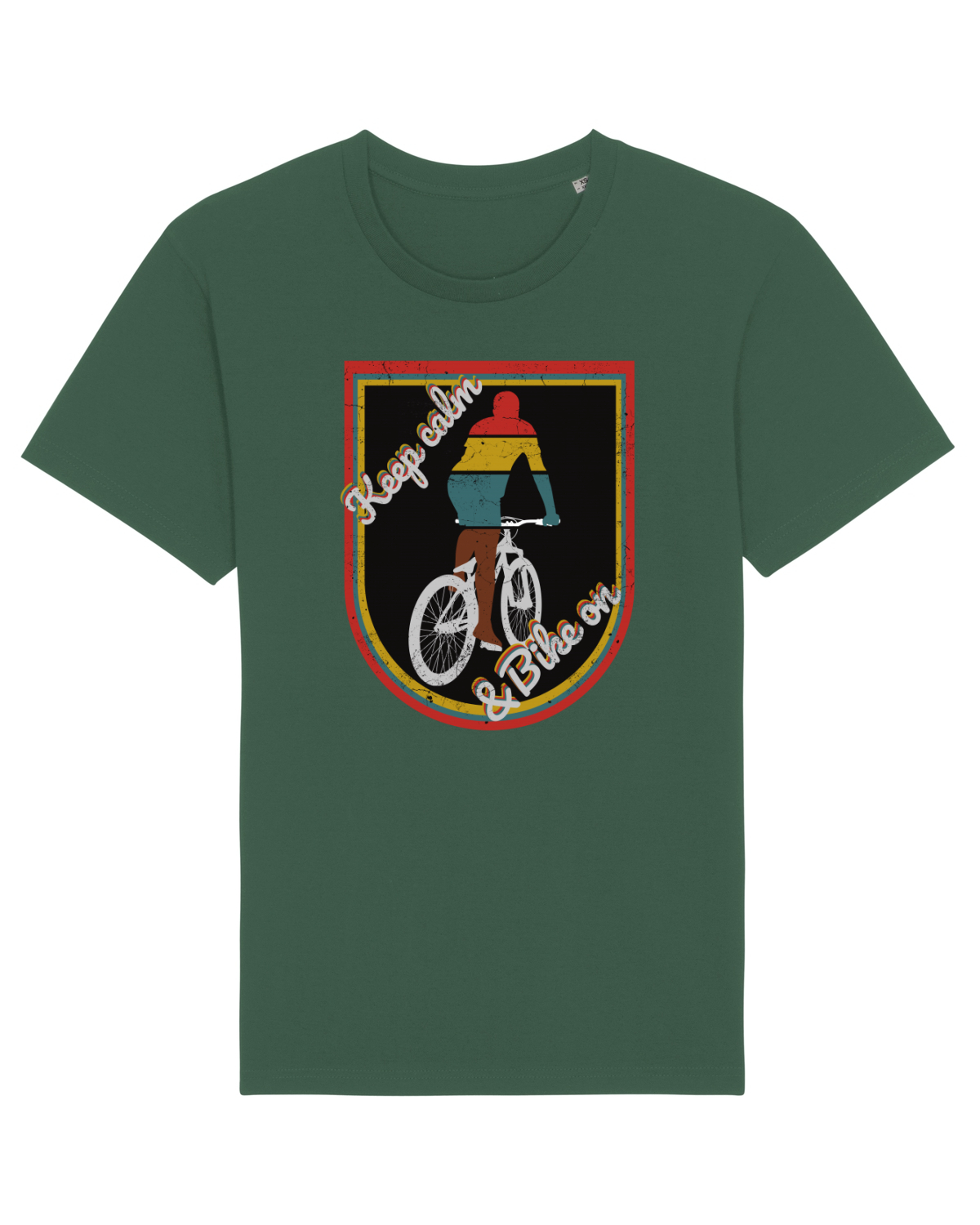 Tricou mânecă scurtă Unisex Rocker Bottle Green