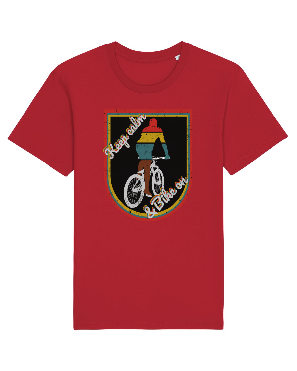 Tricou mânecă scurtă Unisex Rocker Red