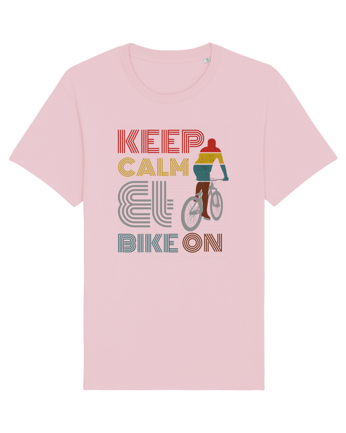 Tricou mânecă scurtă Unisex Rocker Cotton Pink