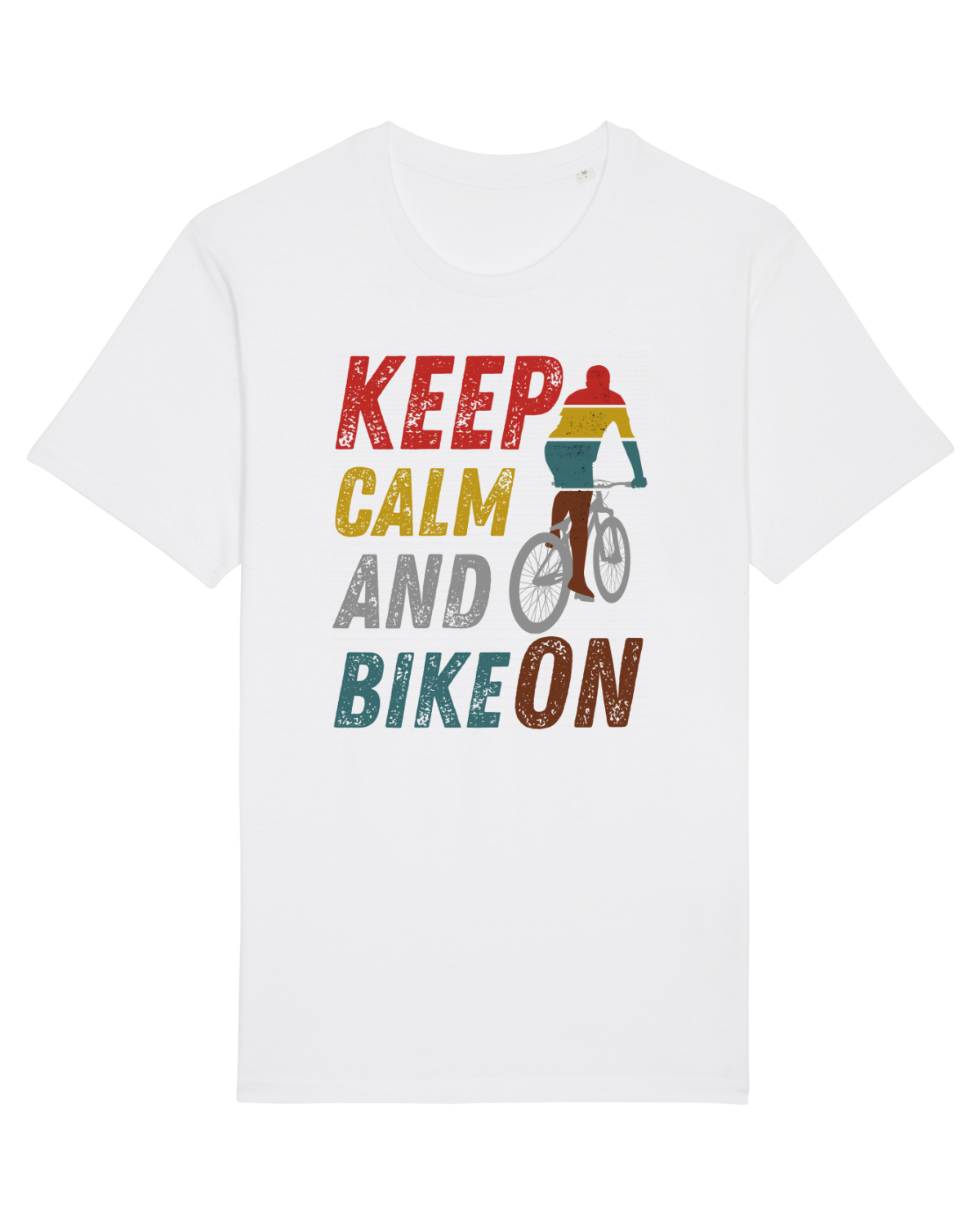 Tricou mânecă scurtă Unisex Rocker White