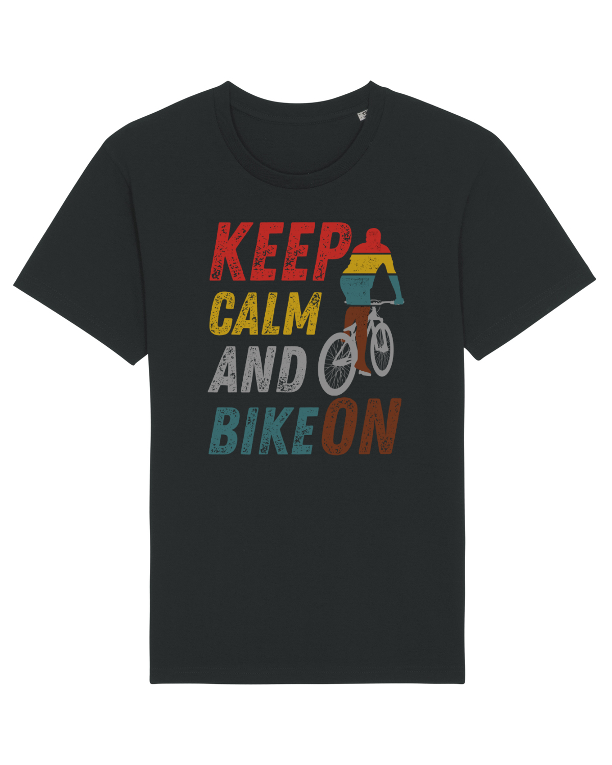 Tricou mânecă scurtă Unisex Rocker Black