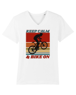Pentru Ciclisti Tricou mânecă scurtă guler V Bărbat Presenter