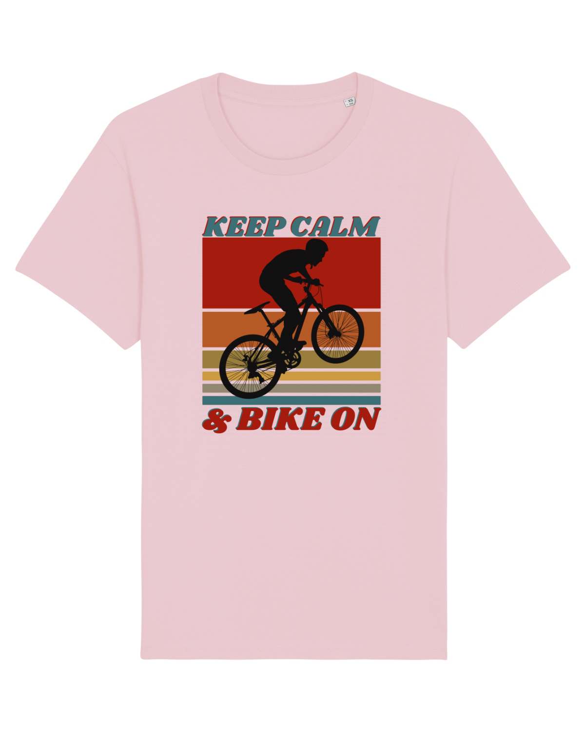 Tricou mânecă scurtă Unisex Rocker Cotton Pink