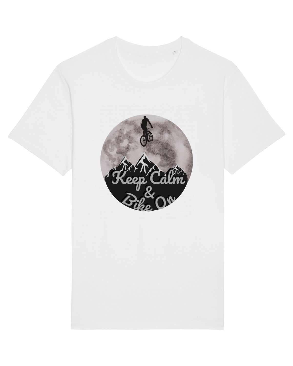 Tricou mânecă scurtă Unisex Rocker White