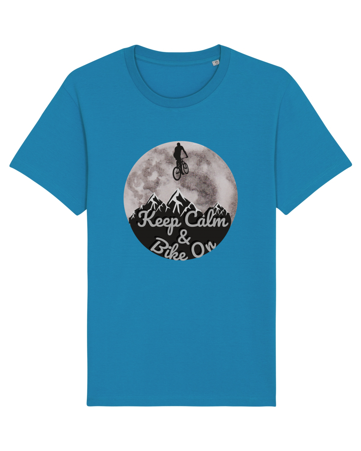 Tricou mânecă scurtă Unisex Rocker Azur