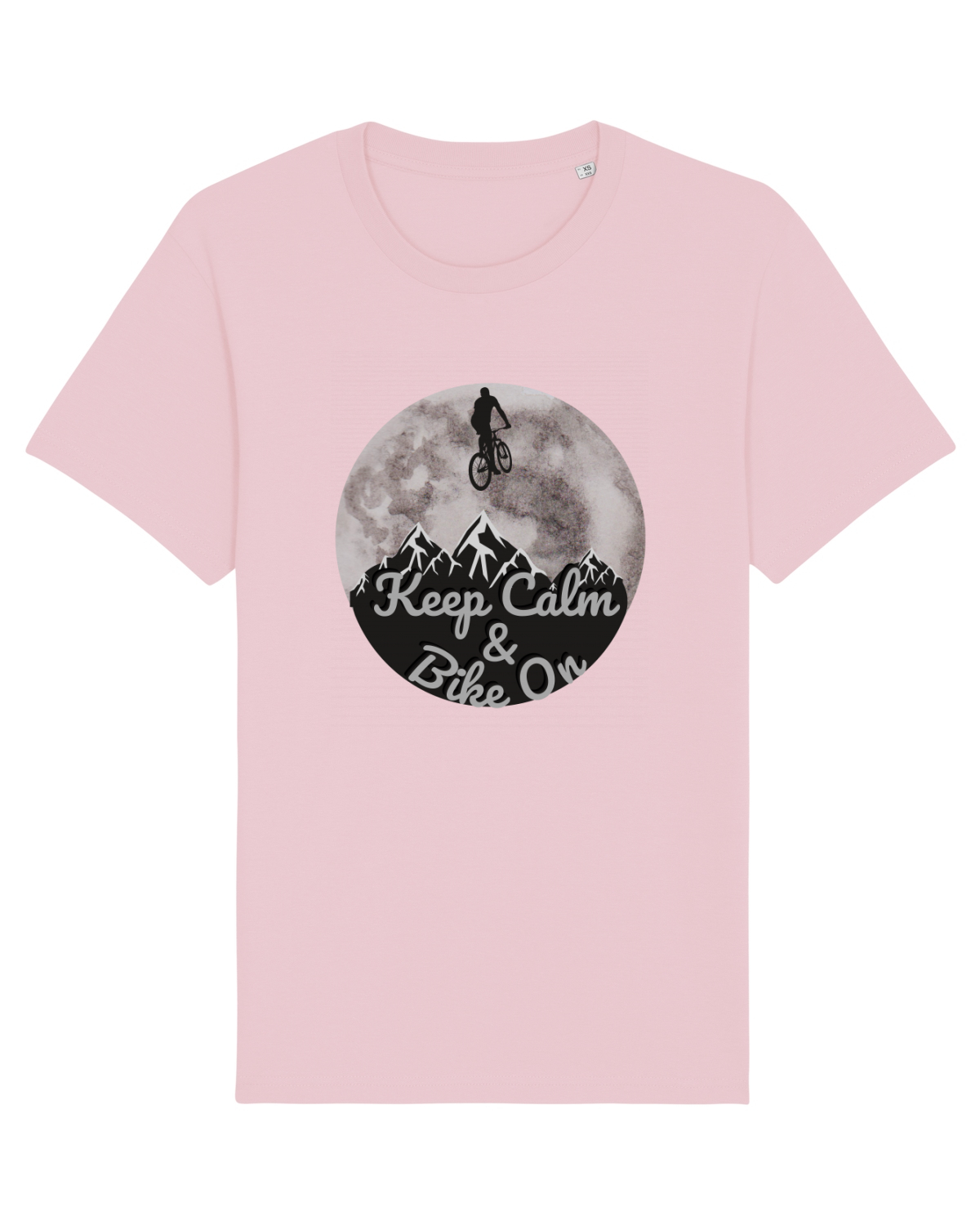 Tricou mânecă scurtă Unisex Rocker Cotton Pink