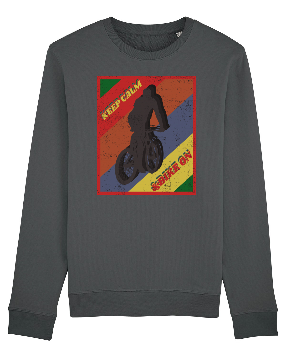 Bluză mânecă lungă Unisex Rise Anthracite