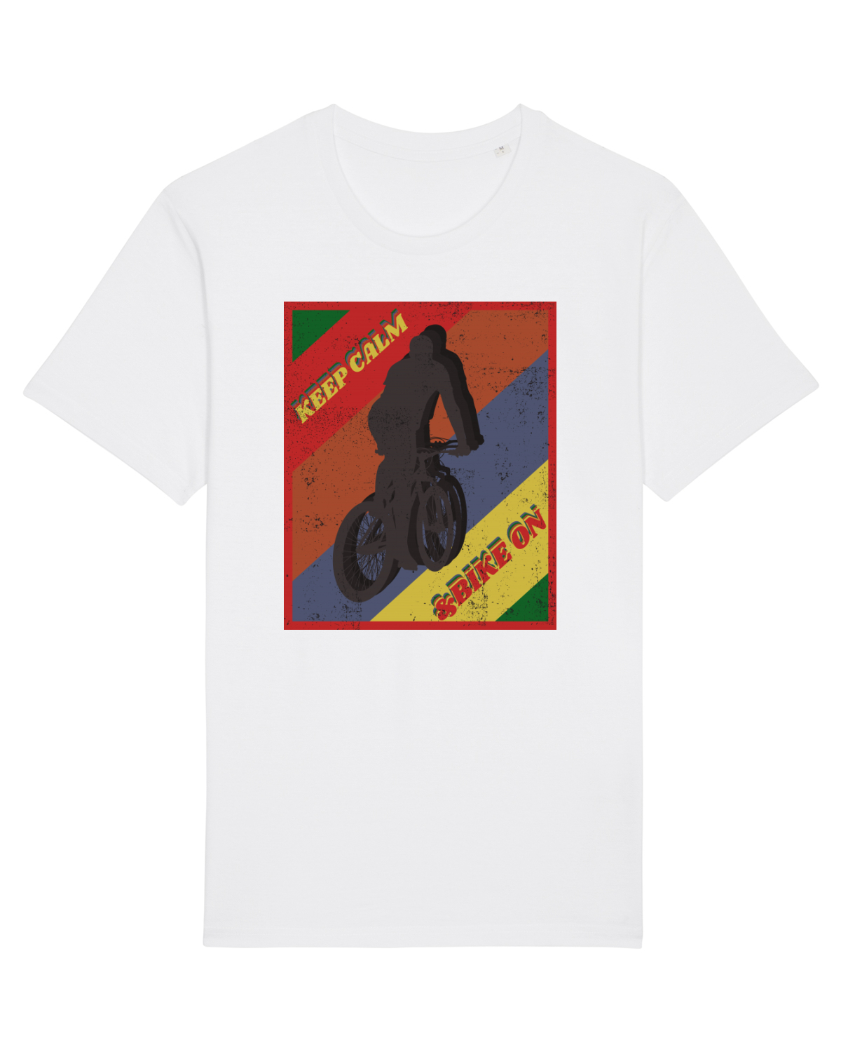 Tricou mânecă scurtă Unisex Rocker White