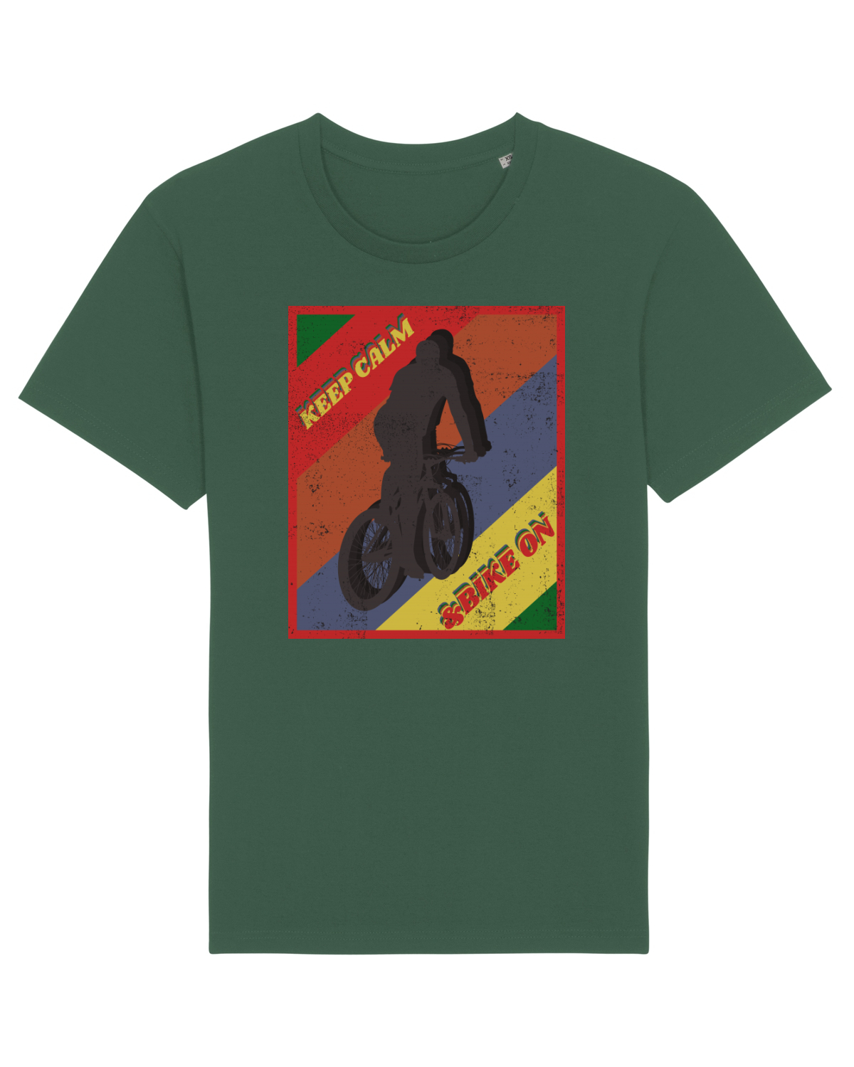 Tricou mânecă scurtă Unisex Rocker Bottle Green