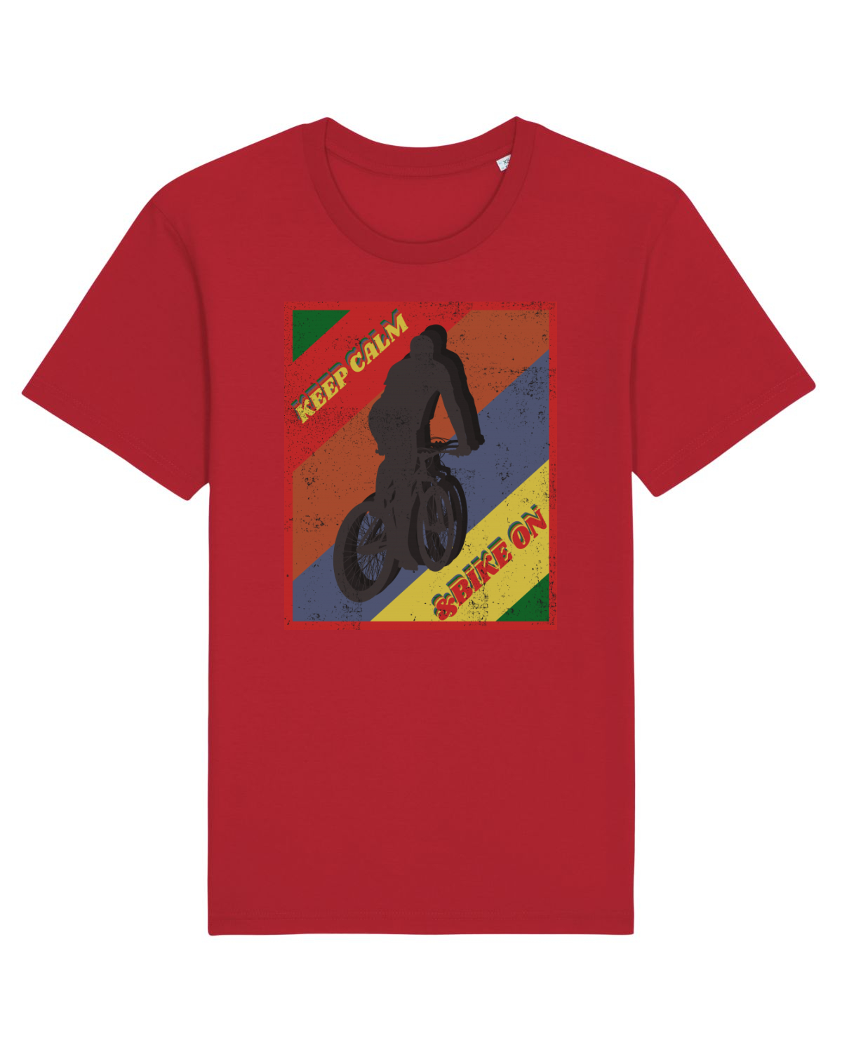 Tricou mânecă scurtă Unisex Rocker Red