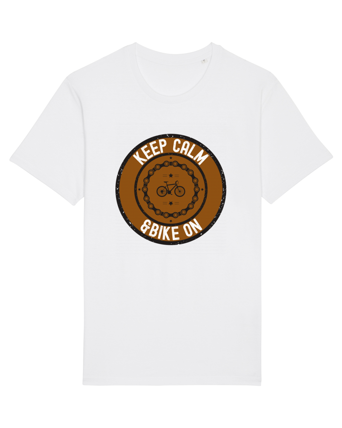 Tricou mânecă scurtă Unisex Rocker White