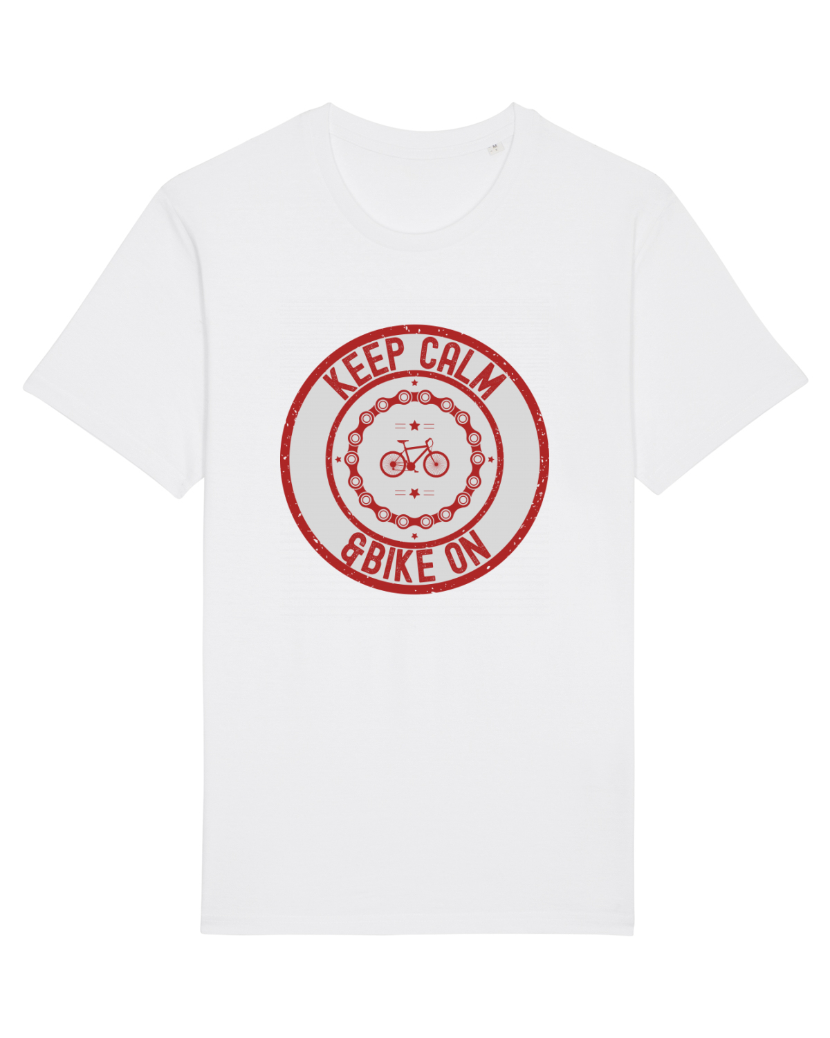 Tricou mânecă scurtă Unisex Rocker White
