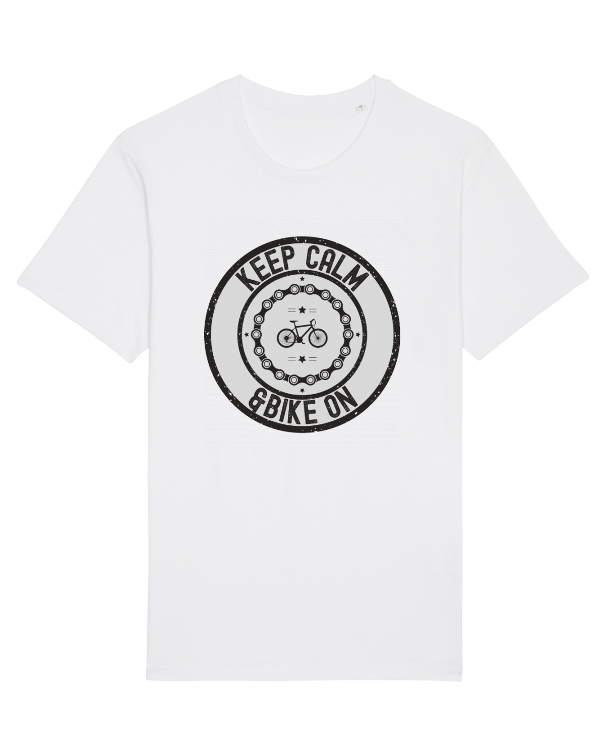 Tricou mânecă scurtă Unisex Rocker White